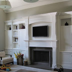 Fireplace/ TV wall unit - Traditional - Living Room - Toronto - by ...