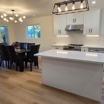 Santa Clara Bathroom Remodel & Kitchen Relocation