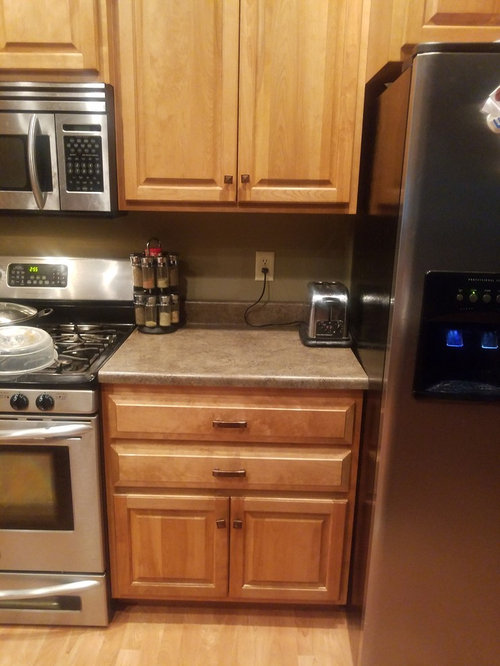 modernize brown kitchen