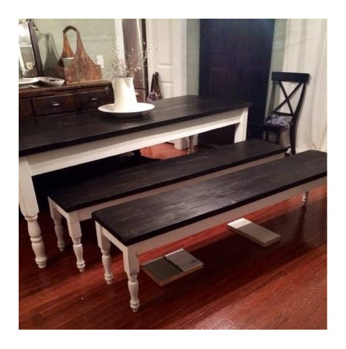 Farmhouse table PAINT vs STAIN