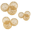 Guita Gold Wire Spheres, 4"