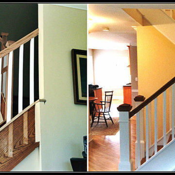 Madison NJ Staircase Painting & Staining Finishing