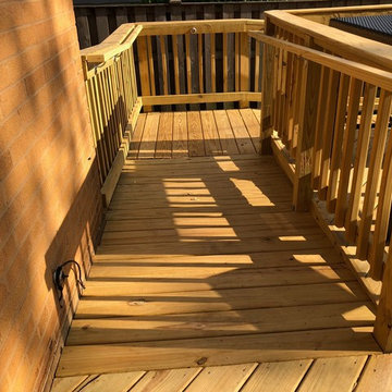 Deck with Ramp and Belgard Paver Patio by Arlington Heights, IL Deck and Patio B