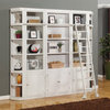 Parker House Boca 5-Piece Library and Display Wall in Cottage White, #2