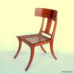 Klismos Chair in Mahogany - Dining Chairs