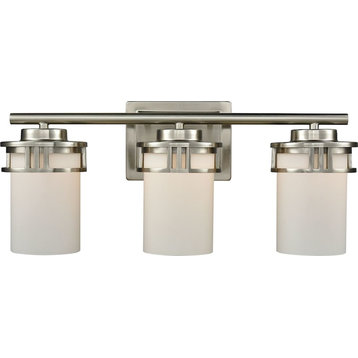 Ravendale 3-Light Bath, Brushed Nickel