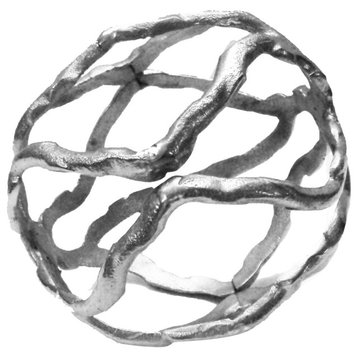 Wave Sphere , Silver