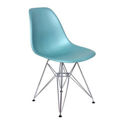 Eiffel-Style Slope Chair-Turquoise - Products