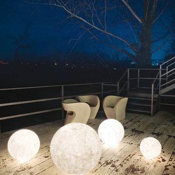In.es-artdesign Ex. Moon Outdoor Floor Lamp Medium