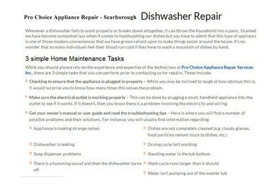 Appliance Repair Scarborough - Appliance Repair Scarborough (647) 258-4426