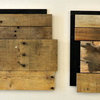 Reclaimed Wood Wall Panels, Set of 4, 16'x16'