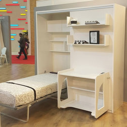 Studio 5 Twin Wall bed system with desk - Kids Beds
