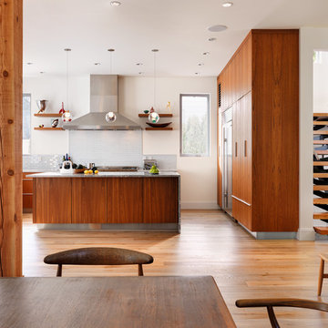 Modern Teak Kitchen