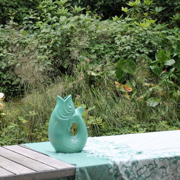 Impressionen in einem Garten in den Elbvotorten