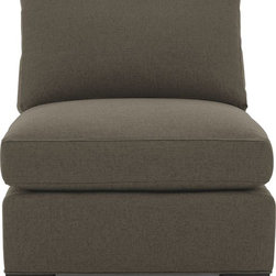 Crate&Barrel - Axis II Armless Chair (Theater) - Armchairs And Accent Chairs