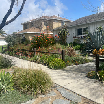 Corner Lot Exotic Garden