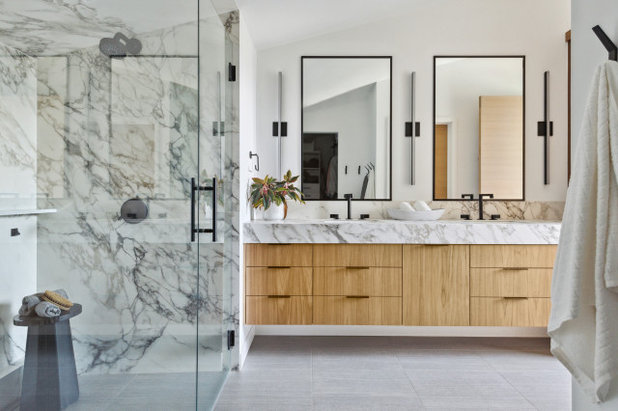 Contemporary Bathroom by Sustainable Nine Design + Build