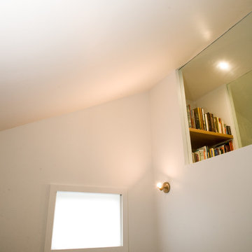 Lofted Ceiling with Cut-Out to Distribute Light