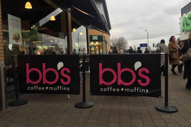 Toughened Glass Shopfronts Installed at bbs Coffee Muffins