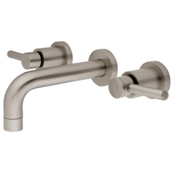 KS8128DL Concord 2-Handle Wall Mount Bathroom Faucet, Brushed Nickel
