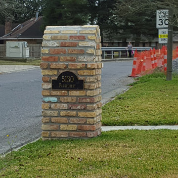 Brick Pavers / Brick Columns / Iron Gates