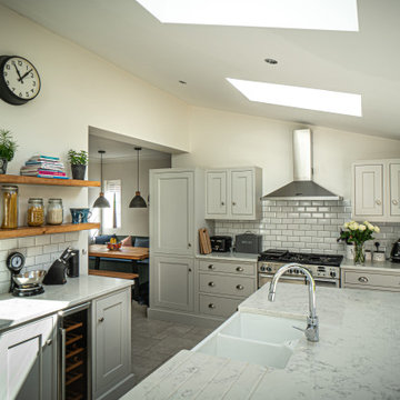 Single-storey kitchen extension