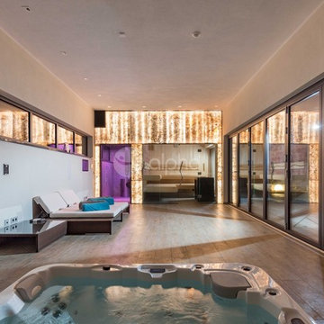 Project Sauna + Shower + Ice Machine