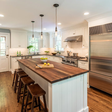 Media, PA - Classic & Casual White Kitchen