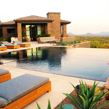 Negative Edge Pools by Mossman Brothers Pools