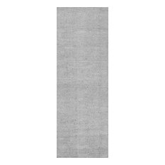 Hand-Tufted Trellis Rug, Gray, 2'6"x8'runner