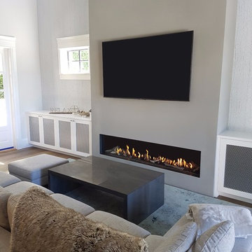 Luxury Front Facing 80" Flare Fireplace