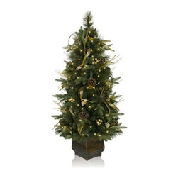 Balsam HIll Coloma Golden Pine Artificial Christmas Tree - Christmas Trees