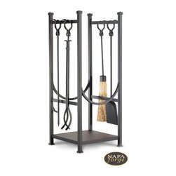 Contemporary Hearth Center in Black - Fireplace Accessories