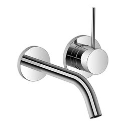 Meta slim. Waschtisch-Wand-Einhandbatterie ohne Ablaufgarnitur - Bathroom Sink Taps