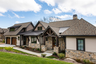Example of an exterior home design in Other