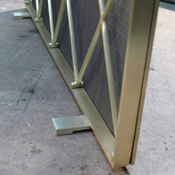 MidCentury Modern Fireplace Screen - Fireplace Screens