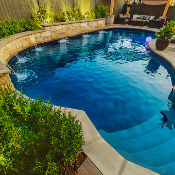 Pool restoration and in-ground spa