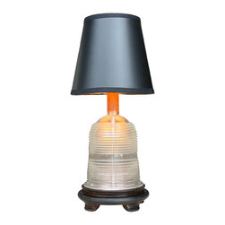 Runway Globe Table Lamp- Clear - Table Lamps