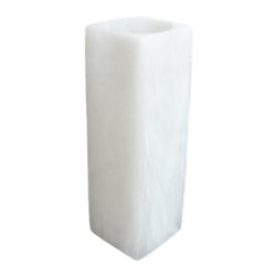 Martha Sturdy - Martha Sturdy resin vase in white marble - Home Decor