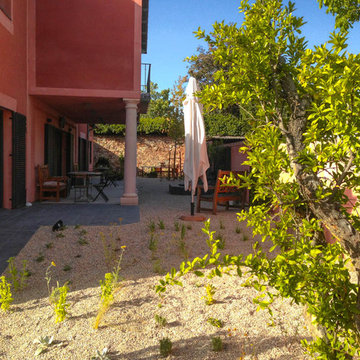 Jardin en la granja