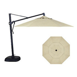 Christy Sports 11' Cantilever Umbrella Dupione Sand - Outdoor Umbrellas