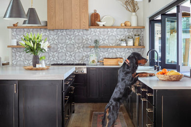 Transitional kitchen photo in Other