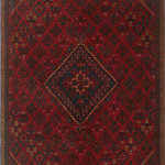 Noori Rug - Fine Vintage Distressed Homeira Red Runner - Hand-knotted of wool, this luxurious rug features a chic, fashion-forward design in a bold color palette. Because of each rug's handmade nature, no two are exactly alike, and quantities are limited.