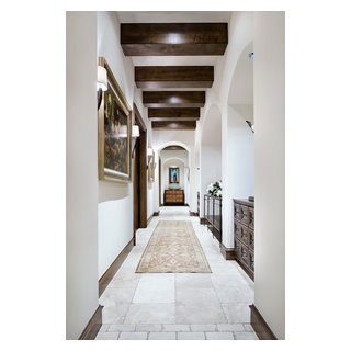 French Country Modern - Mediterranean - Hall - Houston - by JAUREGUI ...