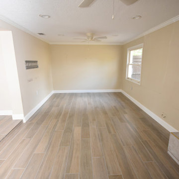 Wood look tile