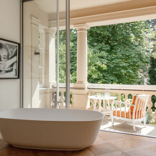 Eklektisches Badezimmer in Berlin
