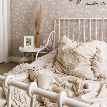 Neutral Girl's Bedroom Design
