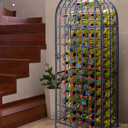 Epicureanist 60-Bottle Grapevine Wine Jail - Wine Racks