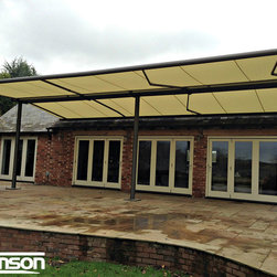 Retractable Fabric Canopies - Pergolas, Arbours & Trellises