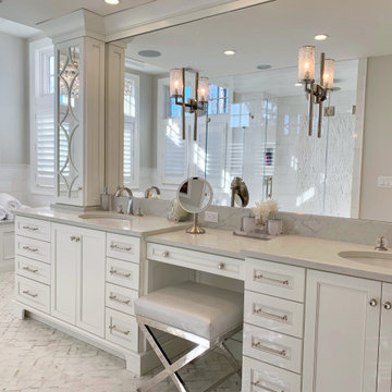 Gorgeous Bathroom Renovation with Marble Highlights